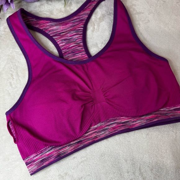 Jockey Pink and Purple Space Dye Sports Bra - Picture 10 of 12